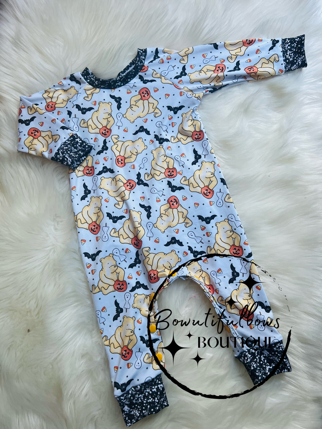 Ollie romper Halloween Pooh