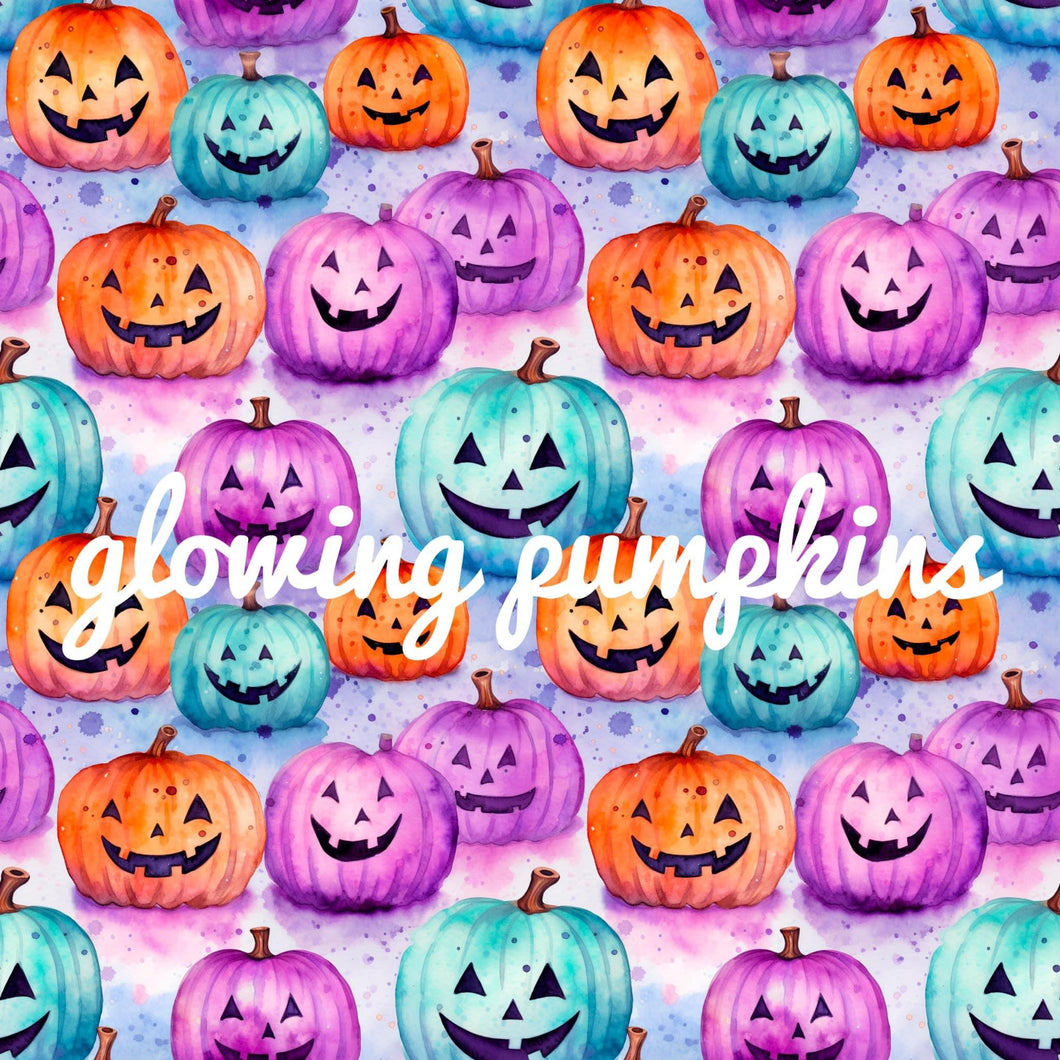 $15 sale: glowing pumpkin