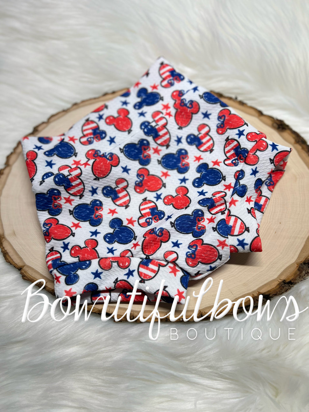 Mickey minnie patriotic bummies/shorties sale $5