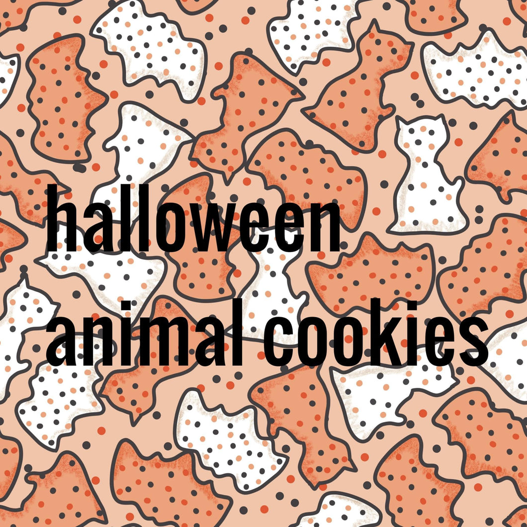 $15 sale: halloween animal cookies