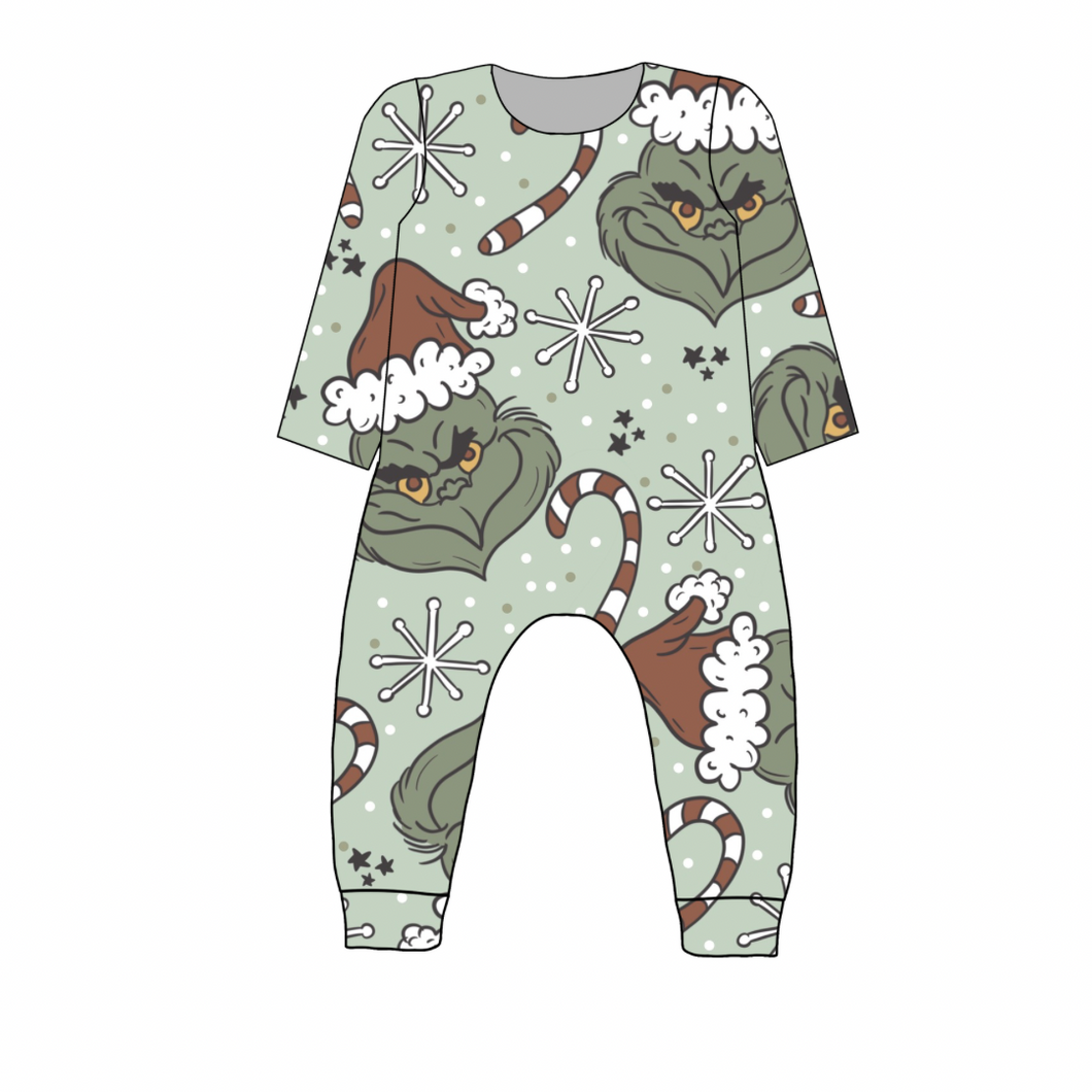 Ollie romper Mr. Green