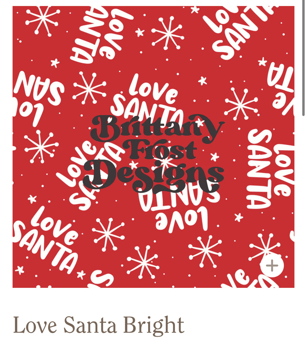 Love Santa bright