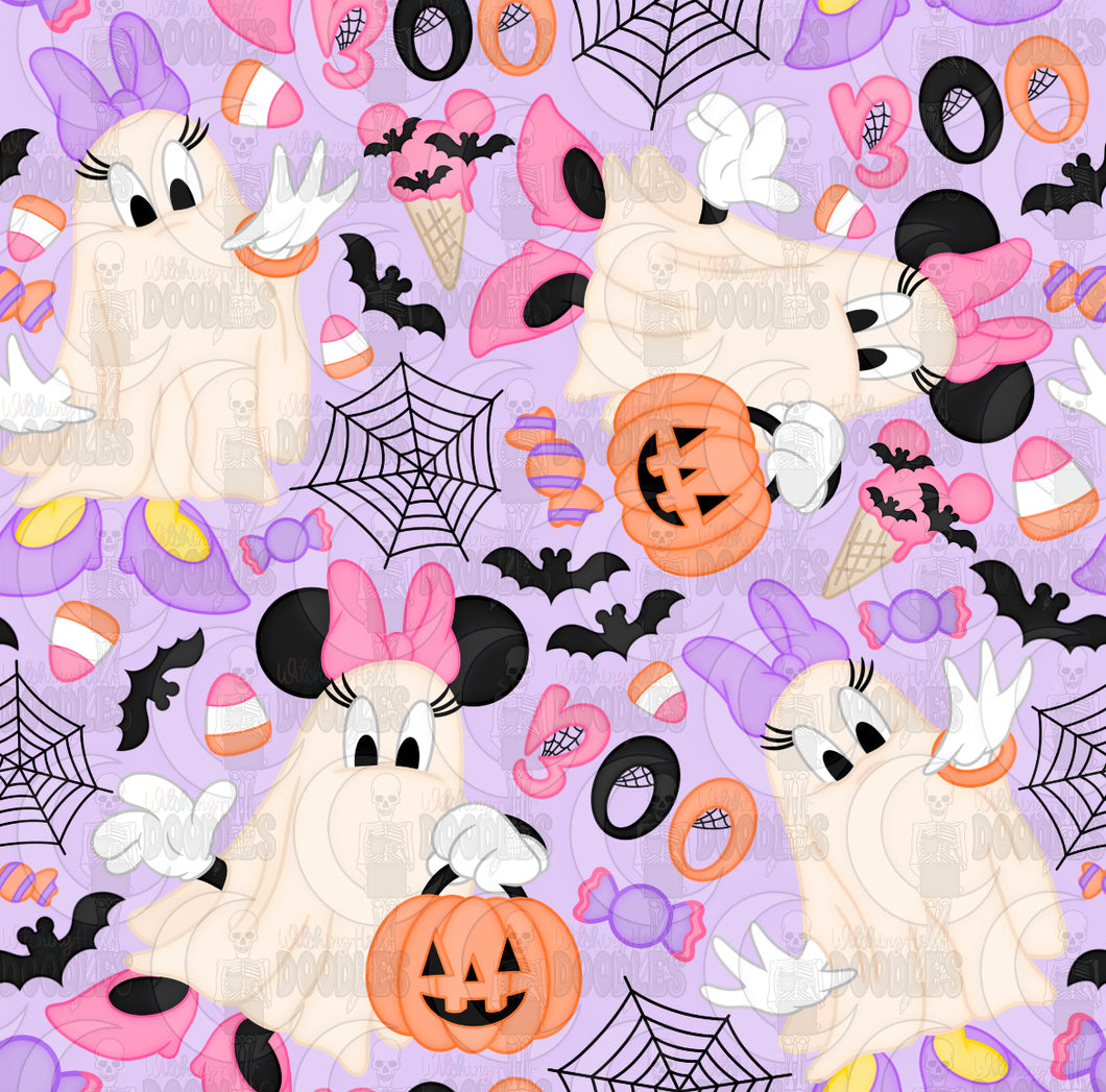 Pink minnie/daisy halloween outfit